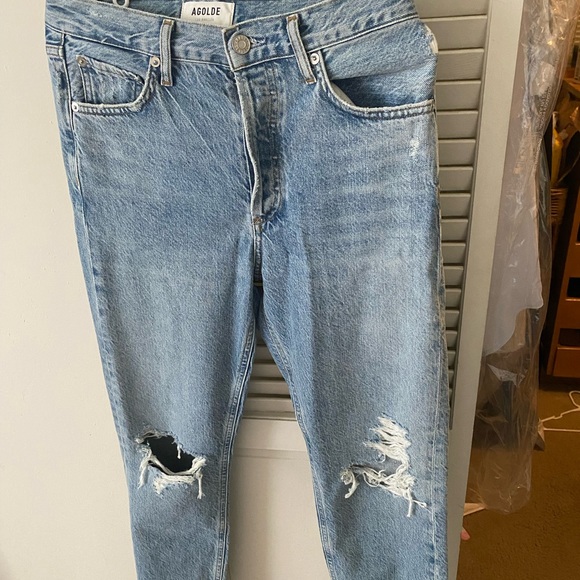 NEW LOOKING BUT WORN AGOLDE JEANS - Picture 3 of 5